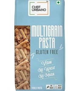 Chef Urbano Gluten Free Multigrain Fusilli Pasta 250 GMS | No Maida | No Wheat | No Transfat | Healthy Pasta | High Fibre | High Protein