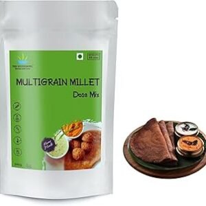 The Divinebowl Multigrain Millet Healthy Dosa Mix 500g | Multigrain Millet | Ragi | Dosa mix | Healthy Breakfast For Weight Loss | Cholam | Whole black gram & Red rice| Natural And Healthy mix | Good For Heart Health
