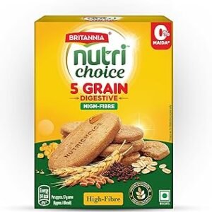 5 Grain Digestive High Fibre Multigrain Biscuits, 200g