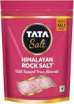 Tata Himalayan Rock Pink Salt, 1kg Pouch, Premium Sendha Namak, With Natural Trace Minerals, Low Sodium, Crystal Salt