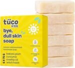 Tuco® Kids Bye, Dull Skin Soap Pack of 6X75gm with Turmeric, Shea Butter & Coconut Oil | Perfect for Dull & Sensitive Skin | Paraben & Sulphate Free | Ages 2-5, 5-10, 10-15 | 6x75gm