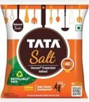 Tata Salt 1 Kg, Free Flowing and Iodised Namak, Vacuum Evaporated, Salt in Fresh