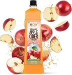 WOW Life Science Apple Cider Vinegar 750ml | Organic Himalayan Apples | Mother of Vinegar with Probiotics | Unfiltered & Unpasteurized | For Weight Management, Reduced Bloating, Healthy Skin & Hair
