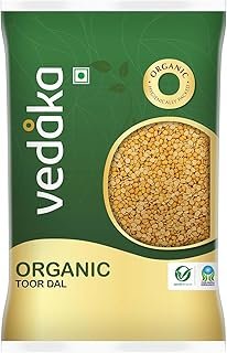 Amazon Brand - Vedaka Organic Toor Dal 1 kg