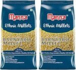 Manna Barnyard Millet 1Kg Unpolished, Certified Low GI, Glycemix Index value 17 Khira/Samak/Kuthiraivally/Udalu/Kodisama/siridhanya/ Samak rice for fasting, 20% more protein & 100% more Fibre than white rice. Natural Grains