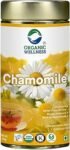 Organic Wellness Natural Flavour Blossom Chamomile 100 Gram Tin | Calming & Soothing Sleep for Stress and Anxiety | Caffeine Free Herbal Tea