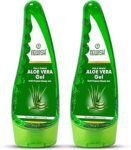Newish Pure Organic Aloe Vera Gel 130ml – Natural Hydration for Face, Skin & Hair | Soothing, Nourishing & Hair Growth Support | Men & Women | Pack of 2