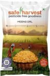 Pure & Sure Organic Yellow Moong Dal Split 500gm | 100% Natural Mung Dal Chilka | Unpolished | Vegan, Gluten-Free, Non GMO | Chemical Free & Pesticides Free