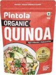 Pintola Organic Quinoa 1kg, Cereal for Breakfast, High in Protein & Dietry Fibre, Minerals, Cholesterol-Free, Gluten-Free Quinoa Seeds Diet Food for Weight Management (1kg)