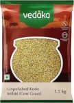 Amazon Brand - Vedaka Unpolished Kodo Millet | 1.5 Kg | Cow Grass/Varagu/Arikelu/Hark/Varigu/Kodra