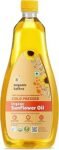 Organic Tattva - Organic Cold Pressed Sunflower Oil 1 Litre Bottle - Unrefined Oil | for Healthy Heart and Digestion | Pack of 1