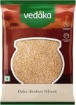 Amazon Brand - Vedaka Dalia (Broken Wheat), 1 kg