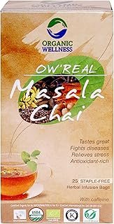 Organic Wellness Masala Chai Tea | 25 Tea Bags