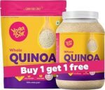 Yogabar whole Quinoa 2 Kg | 100% Whole Quinoa | Weight Loss alternative to Rice and Wheat | High In Iron & Fibre |