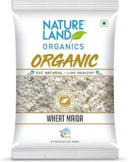 Natureland Organics Wheat Maida 500 Gm - Organic Maida