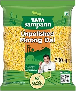 Tata Sampann Unpolished Moong Dal (Split), 500g