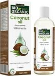 INDUS VALLEY Bio Organic Extra Virgin Organic Cold Pressed Coconut Oil for Hair and Skin Care Pure Oil Extracted from Freshly Dried Coconuts (200ml)