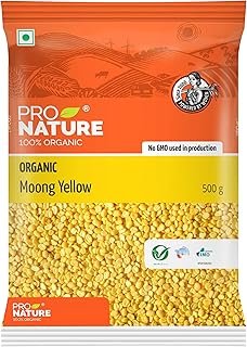 Pro Nature Organic Moong Yellow, 500 Gm