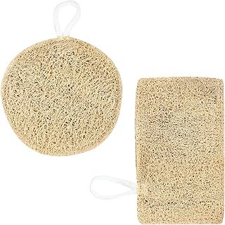 Nature Grace Body Scrubber Loofah for Women, Men | Bathing Scrub, Bath Sponge, Scrubber for body| Organic Luffa for Bath Shower Skin Exfoliation | Pack of 2